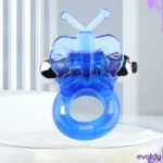 Butterfly Jelly Titreşimli Silikon Kelebek Penis Halkası